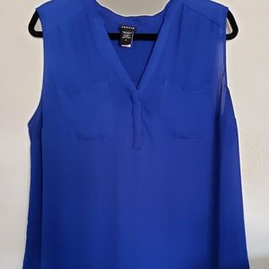 TORRID - Blue Georgette Tank